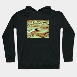 Bright tiger Marble Liquid Waves colors grading pattern Hoodie